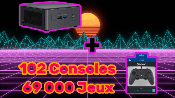 Console Retrobox 4 Premium - 69 000 Jeux Inclus