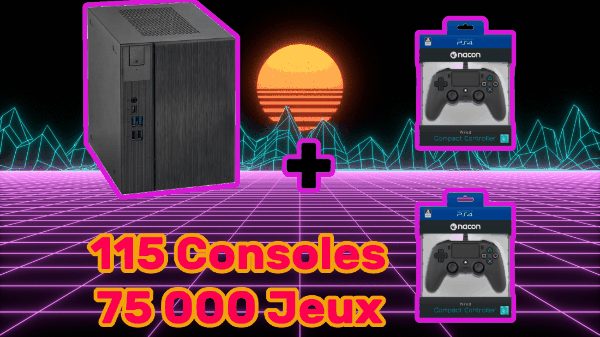 Console Retrobox 8 Platinum - 82 000 Jeux Inclus